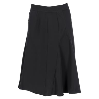 Givenchy Paneled Midi Skirt in Black Acetate