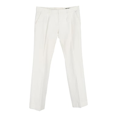 Balenciaga Trousers in White Cotton