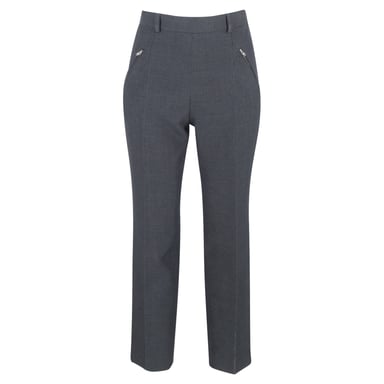 Maison Margiela Slim-Fit Cropped Trousers in Grey Polyester