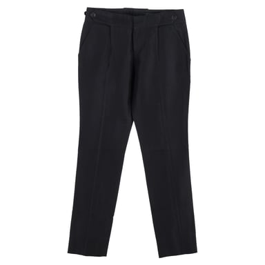 Gucci Straight-Leg Trousers in Black Polyester