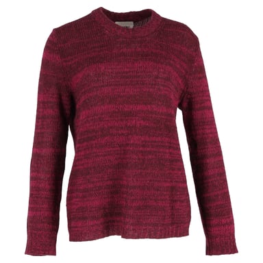 Acne Studios Singer Knit Sweater in Red Wool