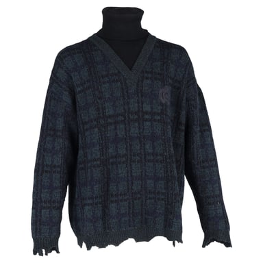 Balenciaga BB Laurel Turtleneck Sweater in Multicolor Wool