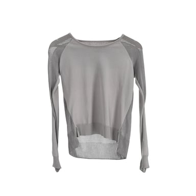 MM6 by Maison Margiela Sweater in Grey Cotton