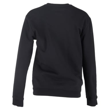 MCQ Velvet Logo Jumper in Black Cotton