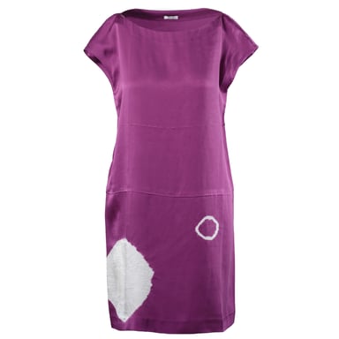 Miu Miu Purple Silk Dress - '10s