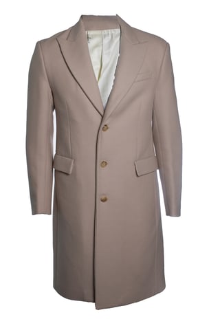 Amiri, beige wool coat