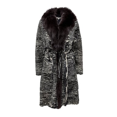 Gianfranco Ferré Rabbit and Fox Fur Coat - '90s