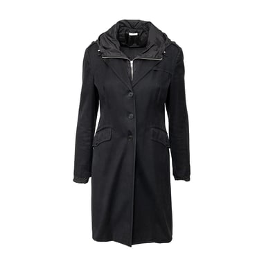 Miu Miu Coat with Zippered Hoodie - '10s