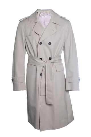 Thom Browne, beige trench coat