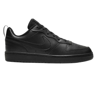 Nike Childrens/Kids Borough Low Recraft Leather Flat Trainers (Triple Black)