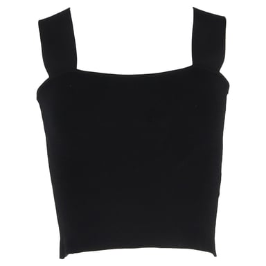 Diane von Furstenberg Cherita Knitted top in Black Viscose