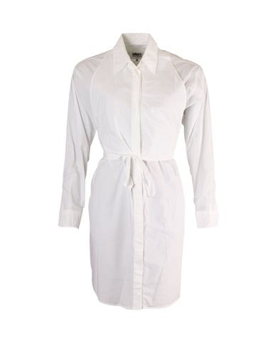 MM6 Maison Margiela Dress Shirt in White Cotton