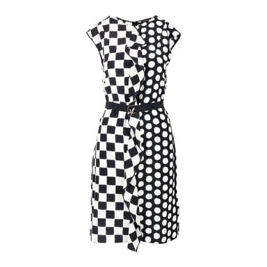 Louis Vuitton Checker and Polka Dots Dress - '10s
