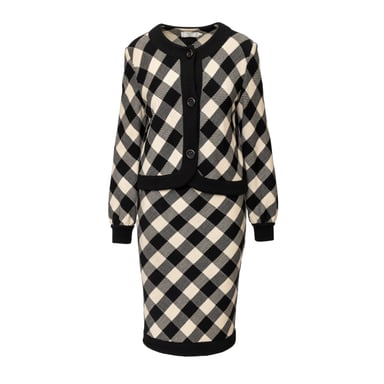 Valentino Studio Checkered Wool Set - '90s