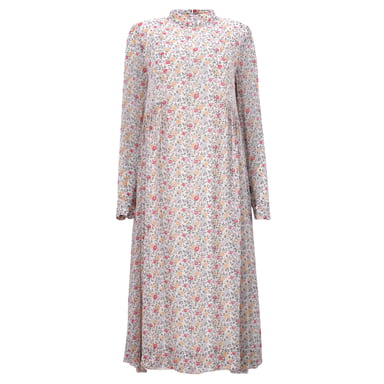 Ganni Ditsy Floral Midi Dress in Multicolor Cotton