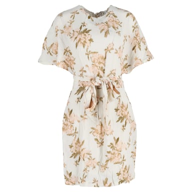 Ganni St. Pierre Printed Mini Dress in Multicolor Viscose