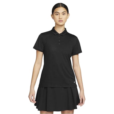 Nike Womens/Ladies Victory Dri-FIT Golf Polo Shirt (Black/White)