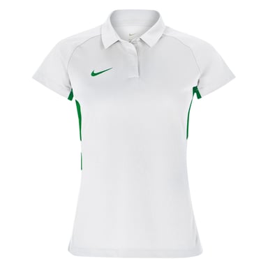Nike Womens/Ladies Contrast Panel Raglan Polo Shirt (White/Pine Green)