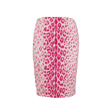 Moschino Cheap and Chic Leopard Print Skirt - '10s