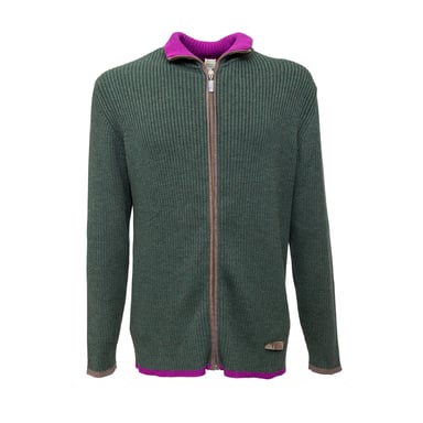 Gianfranco Ferré Zippered Knit Sweater - '90s