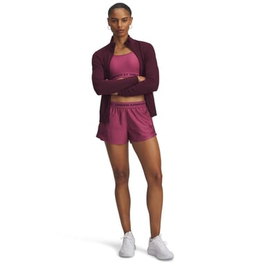 Under Armour Play Up 2-in-1-short voor dames (Fuchsia/Donker)