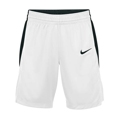 Nike Womens/Ladies Reversible Athletic Basketball Shorts (White/Black)