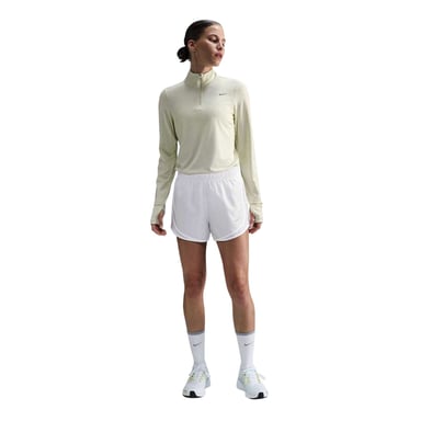 Nike Womens/Ladies Tempo Dri-FIT Mid Rise Running Shorts (White)