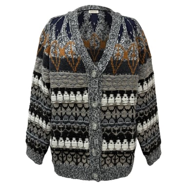 Stella McCartney Fair Isle Cardigan in Multicolor Wool