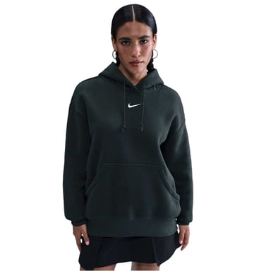 Nike Womens/Ladies Phoenix Fleece Pull Over Oversized Hoodie (Seaweed/Sail)