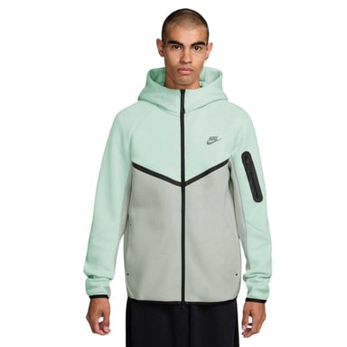 Nike Mens Tech Chevron Full Zip Hoodie (Light Green)