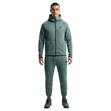 Nike Mens Tech Chevron Full Zip Hoodie (Slate)