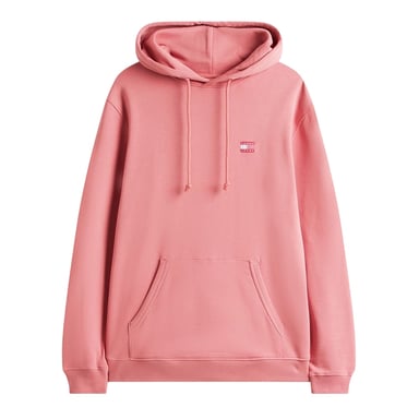 Tommy Jeans Mens Badge Hoodie (Berry)