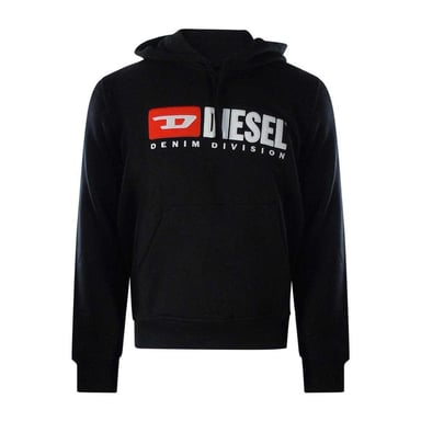 Diesel Mens Division Logo Hoodie (Black)
