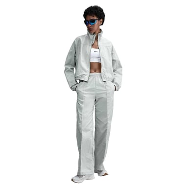 Nike Womens/Ladies NSW Woven Jogging Bottoms (Light Silver/White)