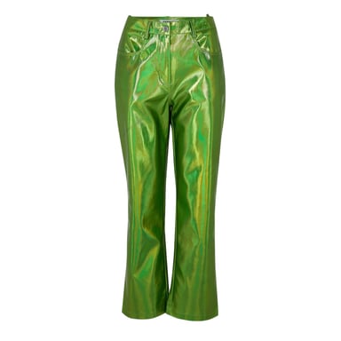 AmyLynn Womens/Ladies Lupe Metallic Trousers (Green Metallic)