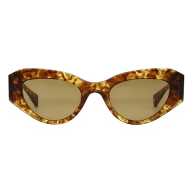 AllSaints Womens/Ladies Calypso Cat Eye Sunglasses (Amber Marble)