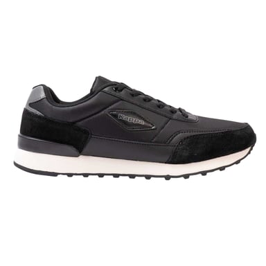 Kappa Mens Suede Flat Trainers (Black)