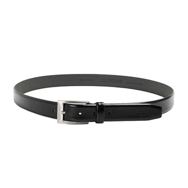 Boss Mens Cowhide Leather Dress Belt (Black)