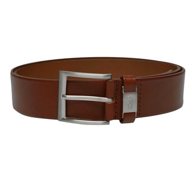 Boss Connio Leather Belt (Tan)