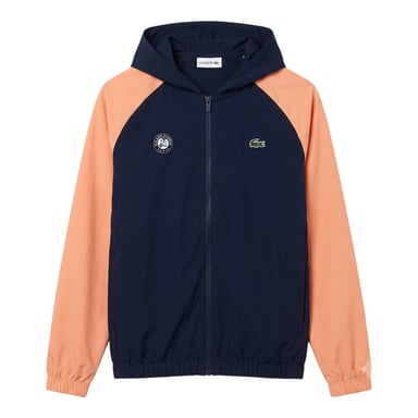 Lacoste Unisex Adult Hooded Jacket (Navy Blue)