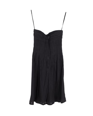 Isabel Marant Étoile Taylor Strapless Dress in Black Cotton
