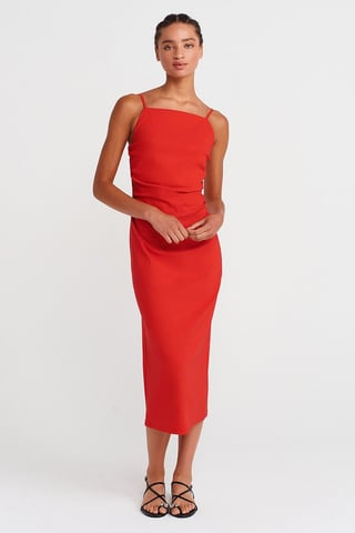Sleeveless Bodycon Midi Dress