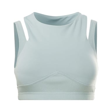 Reebok Womens/Ladies Studio Layered Sports Bra (Blue)