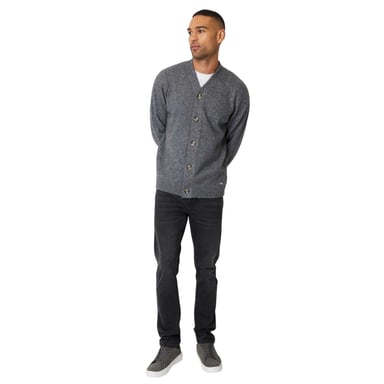 Threadbare Mens Dutch Cardigan (Taupe Micro)