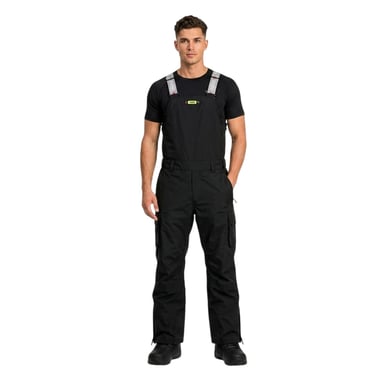Puma Mens Bib And Brace Overall (Black)