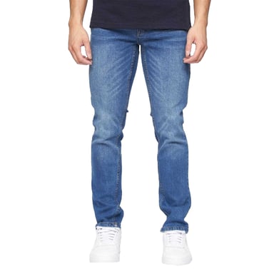 Crosshatch Mens Slim Jeans (Blue)