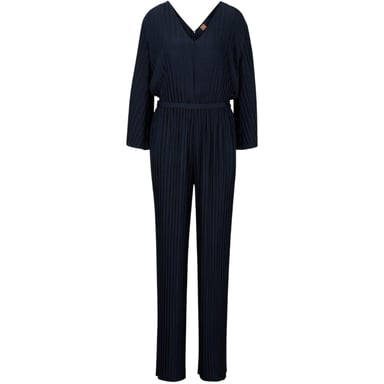 Boss Womens/Ladies Pleated Regular Blouson Sleeve Jumpsuit (Blue)