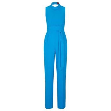 Hugo Womens/Ladies Kisuse Polyester Blend Jumpsuit (Blue)