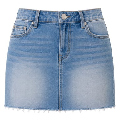 True Religion Womens/Ladies Sadie Plain Denim Mini Skirt (Golden/Washed)