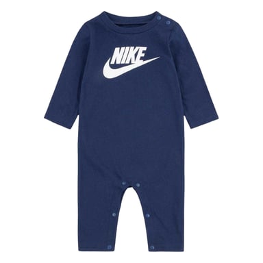 Nike Baby Logo Crew Neck Romper (Navy)